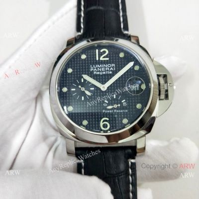 Best Quality Replica Panerai Luminor Power reserve Regatta PAM222 Watch Black Dial